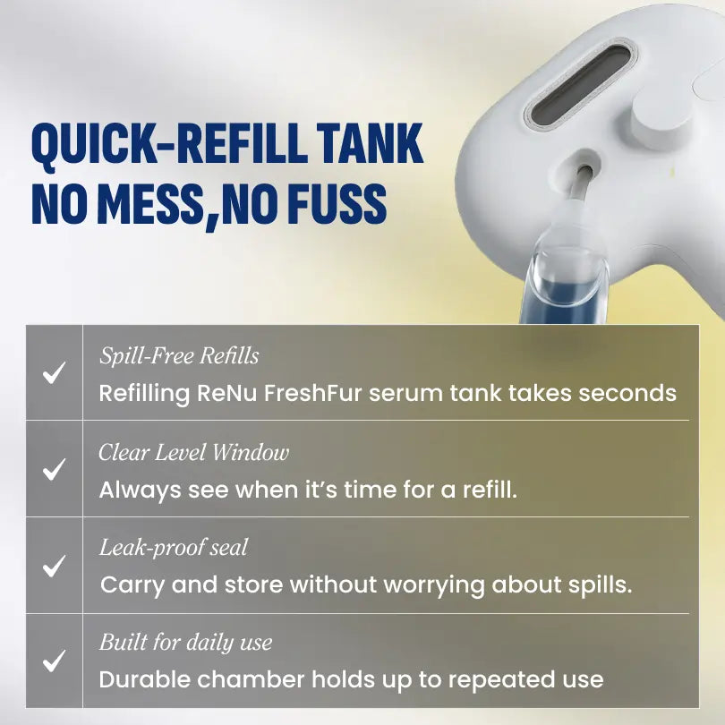ReNu FreshFur Shower Brush + 2 Cleansing Mist Bottles (Secret Gift)